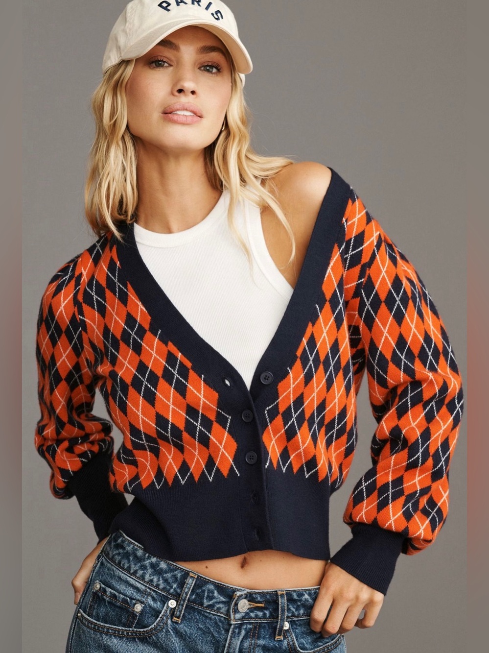 Maeve Balloon Sleeve Cardigan Sweater